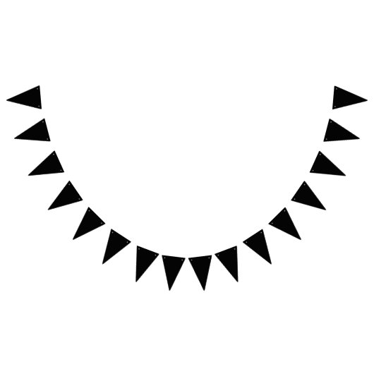 Zwart Vlaggetjes (Alle)