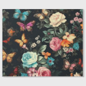 Zwart Vlinder  Decoupage Tissue Papier (Vlak)