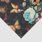 Zwart Vlinder Decoupage Tissue Papier (Detail)