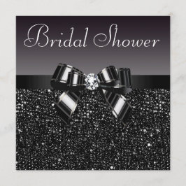 Zwart Vrijgezellenfeest, Bow en Diamond Kaart