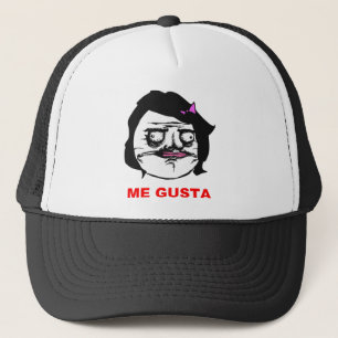 Zwart Vrouw Gusta Comic Rage Face Meme Trucker Pet