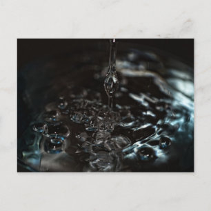 Zwart water briefkaart