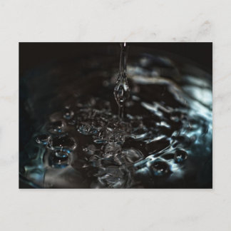 Zwart water briefkaart