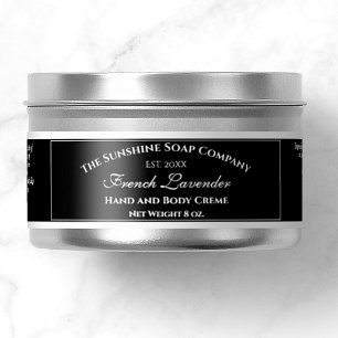 Zwart Waterdichte Cosmetica Label 1 "x 7"