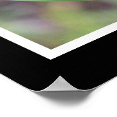 Zwart weduwenafdrukken poster (Hoek)