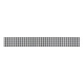 Zwart | White Buffalo Check Pset Pattern Grosgrai Grosgrain Lint (Voorkant)