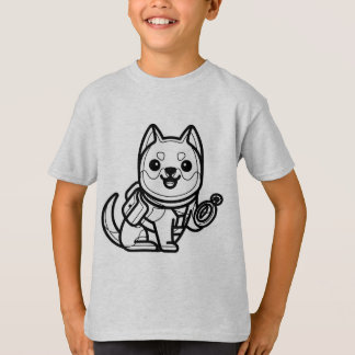 ZWART WIT #18 - Avontuur Hond T-shirt