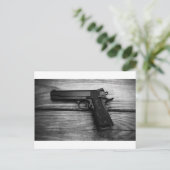 Zwart-wit 1911 briefkaart (Staand voorkant)