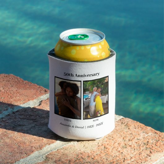 Zwart-wit 2 foto collage Jubileum Blikjeskoeler (Insitu Zwembad)