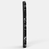 Zwart-wit 3D Spiderweb Abstract Halloween Case-Mate iPhone Case (Achterkant/rechts)