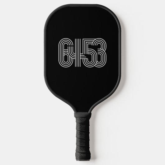 Zwart & Wit 6453 Pickleball Paddle (Voorkant)
