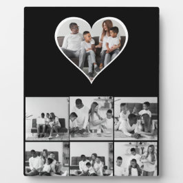 Zwart-wit 7 foto collage fotoplaat