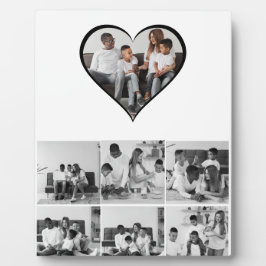 Zwart-wit 7 foto collage fotoplaat