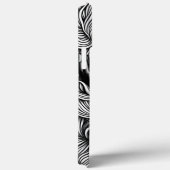 Zwart & Wit Abstract Afro-Amerikaanse Vrouwen Case-Mate iPhone Case (Achterkant / Rechts)