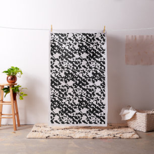 Zwart-wit Abstract camouflagepatroon Stof