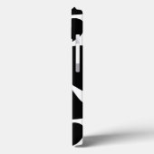 Zwart-wit abstract girafpatroon Case-Mate iPhone case (Achterkant / Links)