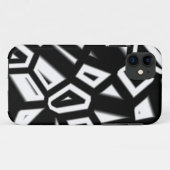Zwart-wit abstract hoesje voor iPhone 5 (Achterkant (horizontaal))