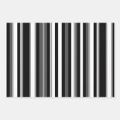 Zwart-wit Abstract Inpakpapier Vel (Voorkant 3)