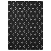 Zwart-wit Abstract Klembord (Achterkant)