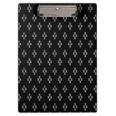 Zwart-wit Abstract Klembord (Voorkant)