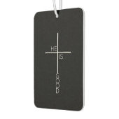 Zwart-wit Abstract kruis Luchtverfrisser (Links)