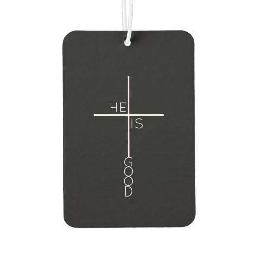 Zwart-wit Abstract kruis Luchtverfrisser (Achterkant)