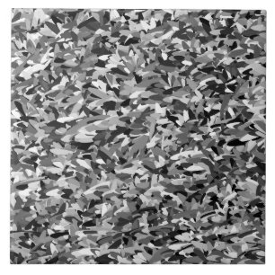 Zwart Wit Abstract Patroon Tegeltje