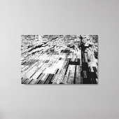 Zwart & Wit Abstract Perspectiefcanvas Muurkunst Canvas Afdruk (Voorkant)