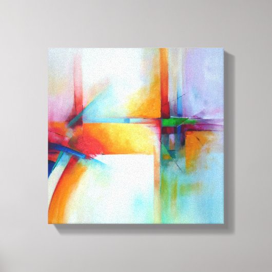 Zwart-wit Abstract schilderij Modern kunstwerk Canvas Afdruk (Voorkant)