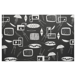Zwart-wit Abstract Stof