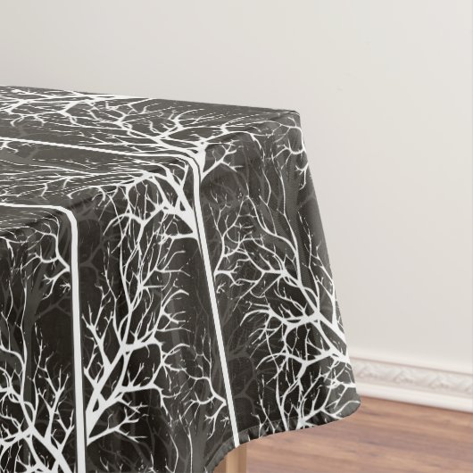 Zwart-wit abstract tafelkleed (Voorbeeld)