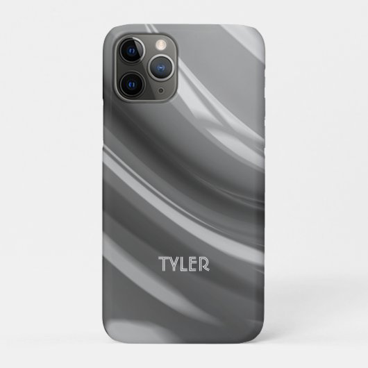 Zwart-wit Abstract, wit, wit in tekst Case-Mate iPhone Case (Achterkant)