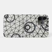 Zwart-wit abstracte cirkels Case-Mate iPhone case (Achterkant (horizontaal))