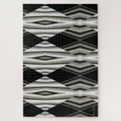 Zwart-wit Abstracte puzzel (Verticaal)