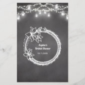 Zwart Wit Advies voor Bride Mason Jar Kaart (Achterkant)