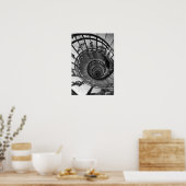 Zwart-wit afdrukken. Moderne fotografie voor thuis Poster (Keuken)