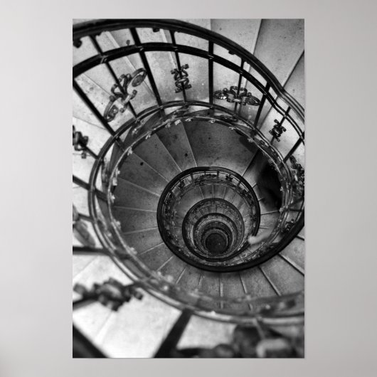 Zwart-wit afdrukken. Moderne fotografie voor thuis Poster (Voorkant)