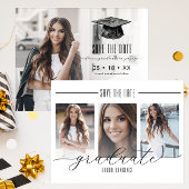 Zwart-wit Afstuderen Save the Date |