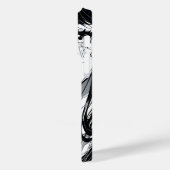 Zwart & Wit Anime Meisje Case-Mate iPhone Case (Achterkant / Links)