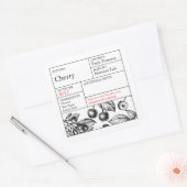 Zwart & Wit Apotheek Kers label (Envelop)