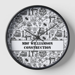 zwart-wit Architectural Blueprint Engineer