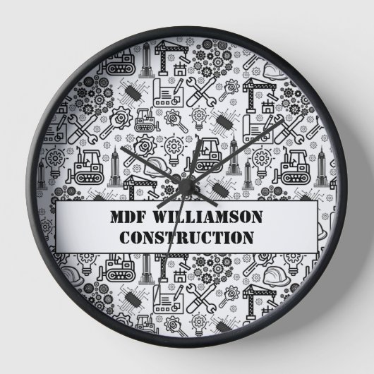 zwart-wit Architectural Blueprint Engineer (Voorkant)