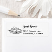 Zwart Wit  Assepoester Glass Slipper Etiket (Insitu)