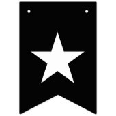 Zwart-wit BACHELOR PARTY Vlaggetjes (Eerste vlag)