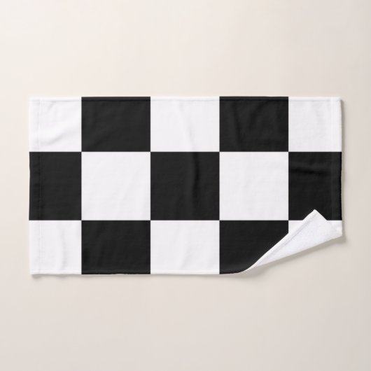 Zwart-wit Bad Handdoek (Handdoek)