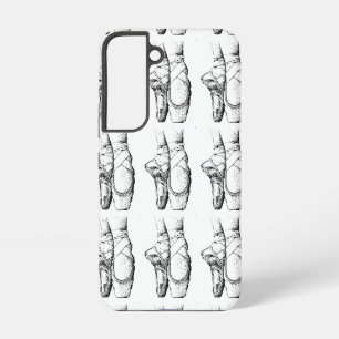 Zwart & Wit Ballet Schoenen Samsung Galaxy Hoesje