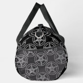 zwart wit baphomet pentagram halloween plunjezak (Rechts)