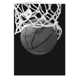 Zwart-wit Basketball