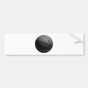 Zwart-wit Basketball Bumpersticker