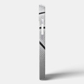 Zwart-wit Basketball Case-Mate iPhone Case (Achterkant / Links)